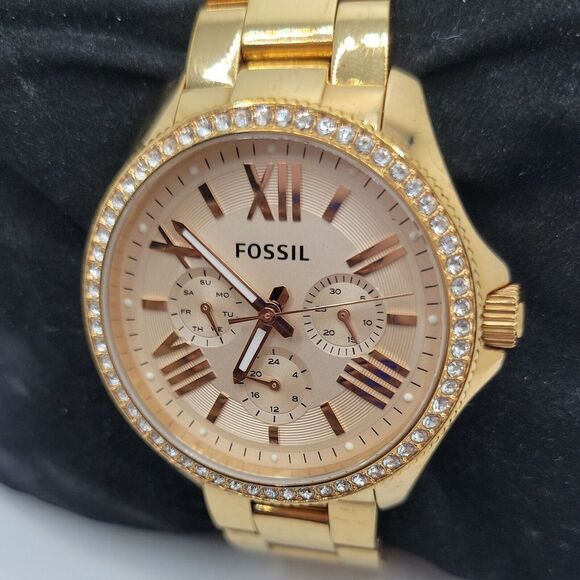 Fossil Cecile AM4483 Womens Stainless Steel Analog Dial Quartz Wrist Watch DE317 - Picture 2 of 10